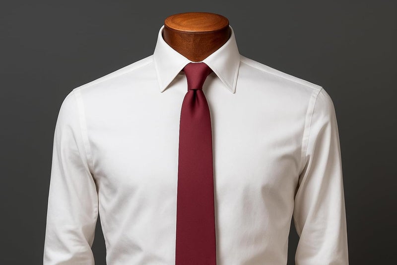 Trilece Ties for Men - Mens Solid Color Formal Necktie and Pocket Square Sets - Image 1